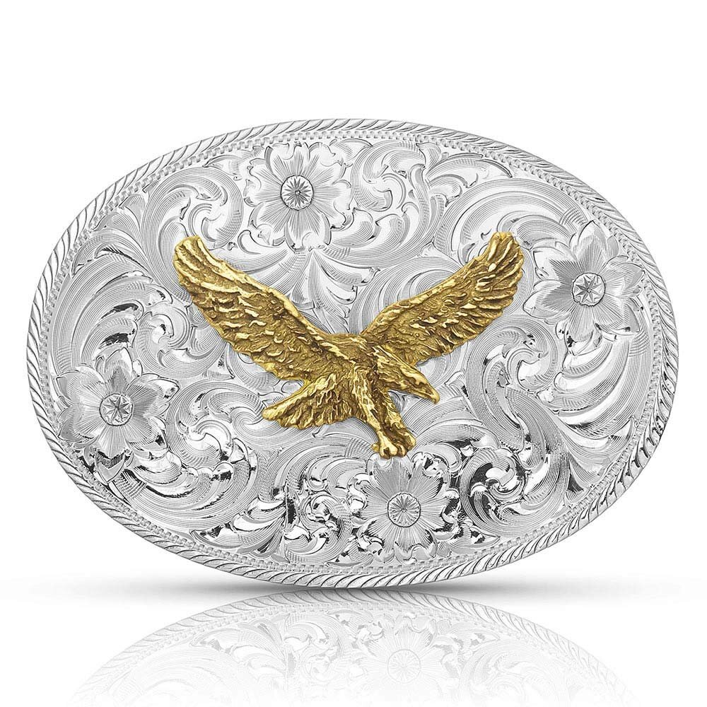 Montana Silversmiths Classic Eagle Belt Buckle