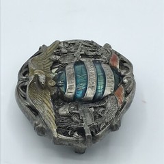 Vintage 1986 Proud to Be An American Veteran Belt Buckle Made in USA Bergamot