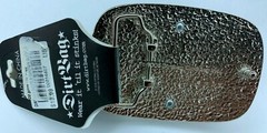 NEW DIRTBAG BOTTLE OPENER SKULLS BLACK WHITE & RED BELT BUCKLE