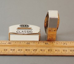 New 1 1/2&Prime; 38mm belt keepers(2 pcs set)(#51B) for man/women belt nickel finish