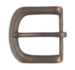 1 1/2&Prime; (38 mm) Nickel Free Single Prong Solid Brass Horseshoe Belt Buckle