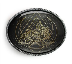 Sacred Geometry Belt Buckle – Mystic Rose Esoteric Belt Buckle – 14