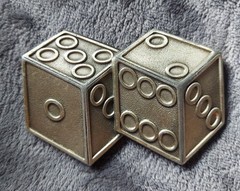 Lot Of 7 Belt Buckles The Who, Skull, Cadillac, Jamaica, Dice