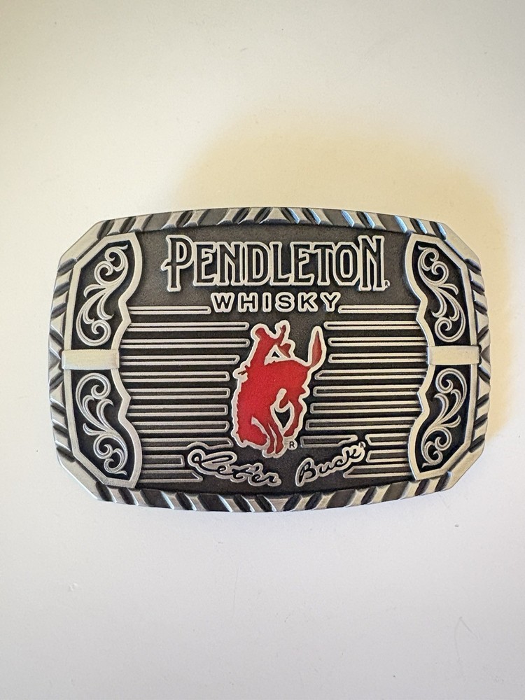 Ltd Edition 2025 Pendleton Whisky Let’r Ride Belt Buckle Montana Silversmith New