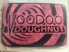 Voodoo Doughnut Souvenir Belt Buckle Barbie Pink Retro Novelty Gift