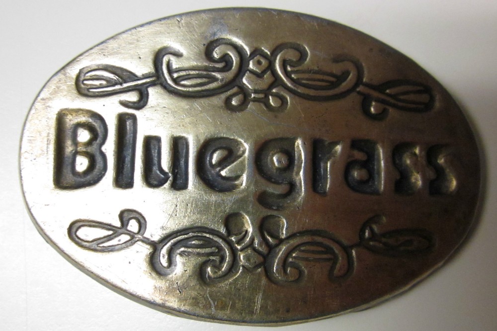 Bluegrass Brass-3 x 2 inch Belt buckle-