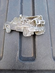 Towtruck Belt Buckle 1980 235, the great American Belt Buckle Company Vintage