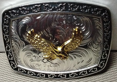 EAGLE HEAD Western Cowboy Belt Buckle Hebilla Vaquera