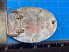 Reflective Silver Tone Retro Vintage Belt Buckle with Bottle Opener