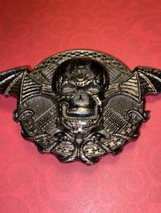 Vintage Avenged Sevenfold “Deathbat” (A7X) Skull Belt Buckle