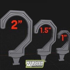 Cobra Buckle Belt or Accessory Hangar Mount 2”, 1.5”, 1”