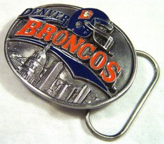 New Rare 1991 Denver BRONCOS NFL Belt Buckle – Limited Edition #2451 of 10,000