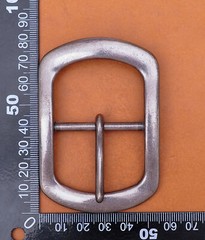 Casual Mens Retro Silver Plated Huge Center Bar Jeans Belt Buckle Fit 40mm Strap