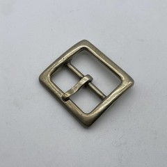 Brass Belt Buckle Copper Casted Leather Fastener Buckle