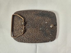 Power Rig & Equipment Company 1.75&Prime; Vintage Brass Belt Buckle Oil Industry