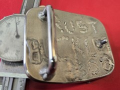 Handmade TIG Weld Bull Skull Belt Buckle Stainless Steel Rust Buckles Western