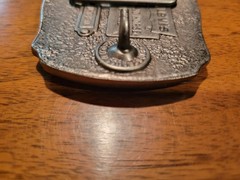 Levi Strauss Co 1873 Two Horse Brand Limited Edition Nice Used Metal Belt Buckle