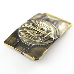 Ukrainian Marines belt buckle , Handmade Ukrainian Naval Infantry Corps solid br
