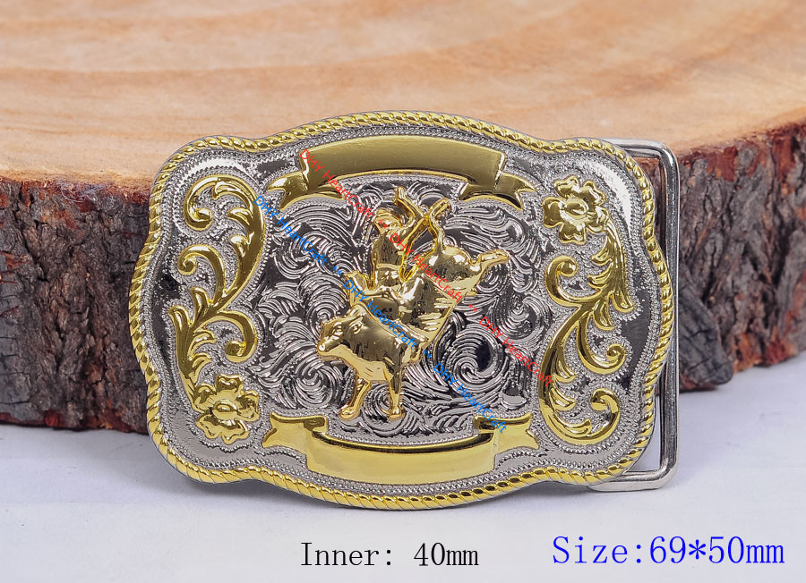 ROCK BULL RIDE RODEO RODEO COWBOY TEXAS WESTERN SHINE BELT BUCKLE FIT 40MM STRAP
