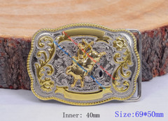 ROCK BULL RIDE RODEO RODEO COWBOY TEXAS WESTERN SHINE BELT BUCKLE FIT 40MM STRAP