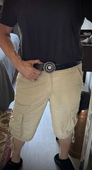 “Exposure 8:15” Belt Buckle Camera Lens Watch Industrial Art OOAK Darren McNeese