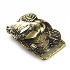 Belt buckle Spartan, Ancient Greece warrior military brass belt buckle