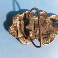 The Great American Buckle Co. Chicago 338 U.S. Coin Cluster Belt Buckle 1979.