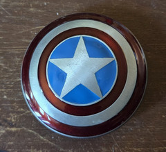 Marvel Captain America Shield 3D Metal Belt Buckle Removable Interchangable