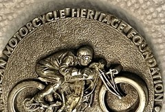 RARE NOS 1990 Belt Buckle Motorcycle Heritage Museum Commemorative Collectible