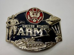United States Army Military Soldier Veteran Commemorative Belt Buckle