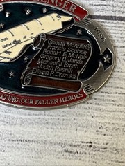 1986 VTG Challenger Commemorating Our Fallen Heroes Collectible Belt Buckle!!