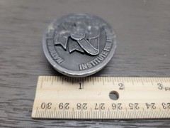NRA BELT BUCKLE 20th ANNIVERSARY NATIONAL RIFLE ASSOCIATION INSTITUTE FOR ACTION
