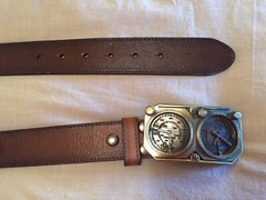 Vera Pelle Genuine Leather Classico Italia Limited Edition Belt Serial N0: 716 L