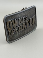 Owner Operator Trucker Belt Buckle Century Canada Blue Collar