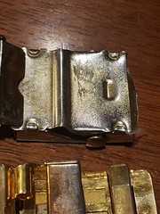 Belt Buckle Lot Asian Styled Brass Buckle & Silver Military Style