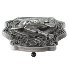 Cartoon Bull Buckle-Handmade Belt Buckles Leather Belts Accessories DIY Waistban