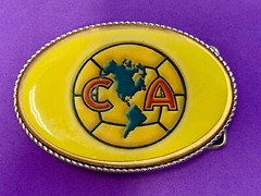 Ca Soccer Club América Football Flashing Led Lights! Belt Buckle Fresh Battery!