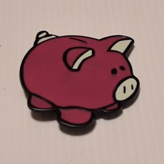 PINK PIG Metal Belt Buckle