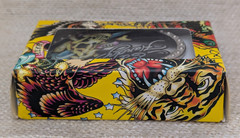 New w/Tags Ed Hardy Metal Belt Buckle Death or Glory Skull & Dagger 260448G