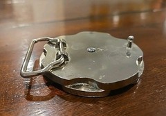 3RD RAIL 44 MAC BELT BUCKLE W/ REVOLVING FACE