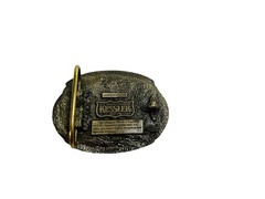 Vintage 1993 Kessler American Whiskey Smooth As Silk Collectable belt buckle