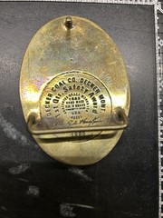 Decker Coal Co. Decker, Montana 1985 1st Quarter Safety Award Belt Buckle Brass
