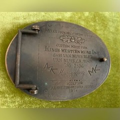 Al Shelton HORSEMANSHIP The Sport of Kings 1974 Belt Buckle 785 out of 2586
