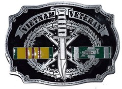 VIETNAM VETERAN – Cast Belt Buckle