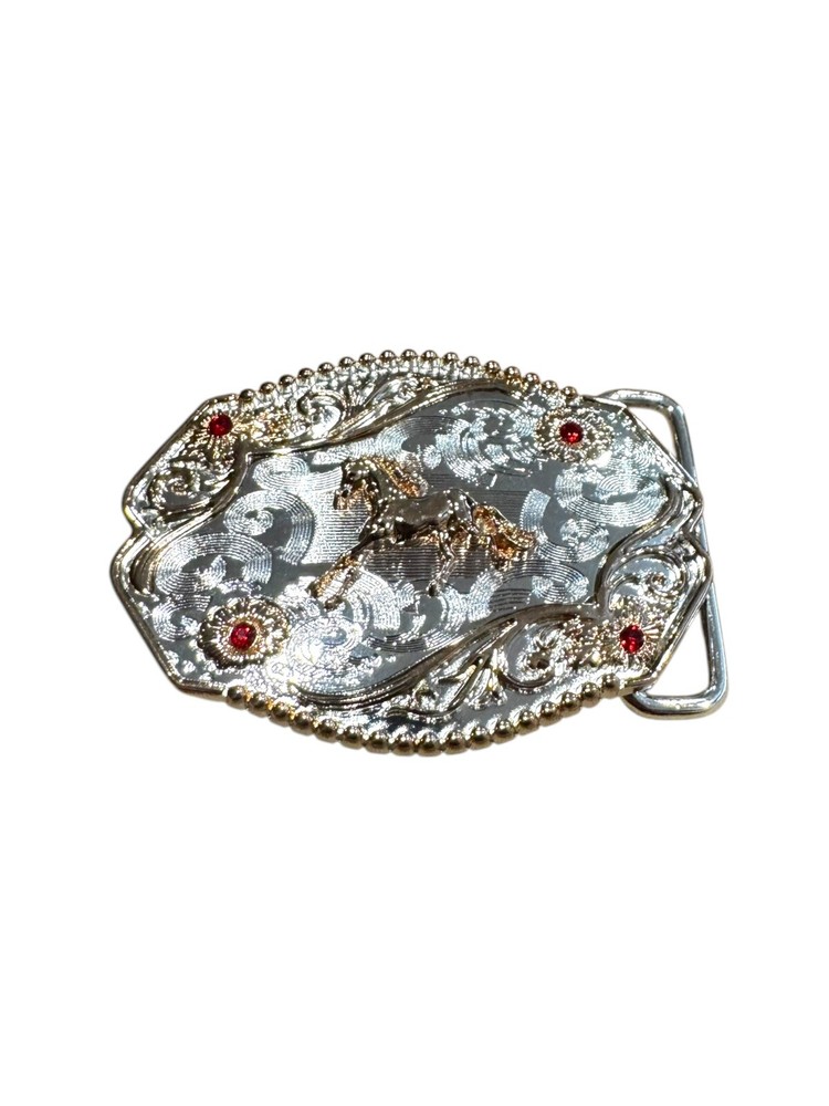 Kid’s Horse Western Cowboy Style Buckle Rodeo Hebilla Vaquera Caballo Para Nino
