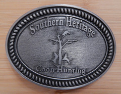 Southern Heritage Coon Hunting Belt Buckle New