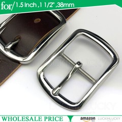 Replacement Stainless steel Belt Buckles Classical Pin Belt Buckle 1 1/2&Prime; 38mm