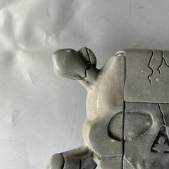 Skull Buckle 3in Tall 2.5in Wide Metal