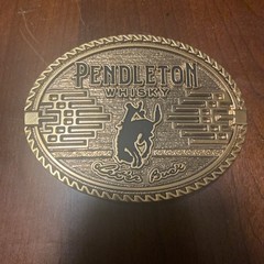 Pendleton Whisky Gold Belt Buckle Montana Silversmiths 2026 Edition NWOT #J4458
