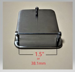 Buckle ONLY. Quality item for 1.5&Prime; belt. Perfect for DIY engraving etching!